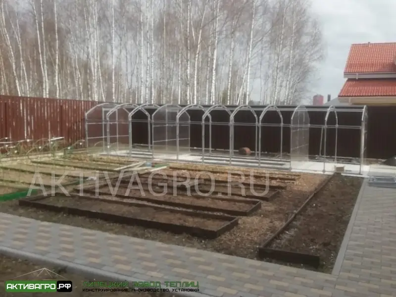Теплица Ударница Благодатная, ширина 3/3.5 м, труба 40х20 + 20х20 Теплица Ударница Благодатная, ширина 3/3.5 м, труба 40х20 + 20х20